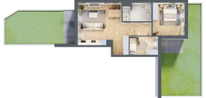 3 pokoje, mieszkanie 59,06 m², parter, oferta nr B49, Zakątek Włochy, Warszawa, Włochy, ul. Robotnicza 11/13