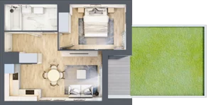 2 pokoje, mieszkanie 36,14 m², piętro 4, oferta nr L-A046, Warszawski Świt Etap XII, Warszawa, Targówek, Bródno, ul. Warszawski Świt