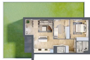 3 pokoje, mieszkanie 62,67 m², parter, oferta nr L-A008, Warszawski Świt Etap XII, Warszawa, Targówek, Bródno, ul. Warszawski Świt