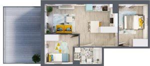 3 pokoje, mieszkanie 44,72 m², parter, oferta nr G20, ul. Glogera - bud. F i G, Kraków, Prądnik Biały, Górka Narodowa, ul. Zygmunta Glogera