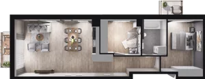 3 pokoje, mieszkanie 66,72 m², piętro 3, oferta nr F2-16, Na Koszutce II, Katowice, Śródmieście, Koszutka, ul. Słoneczna 1