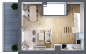 3 pokoje, mieszkanie 82,05 m², piętro 4, oferta nr F2-24, Na Koszutce II, Katowice, Śródmieście, Koszutka, ul. Słoneczna 1