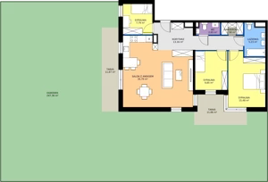 4 pokoje, mieszkanie 92,53 m², parter, oferta nr A.05-06, Nowa Namiarkowa, Będzin, ul. Namiarkowa 15D
