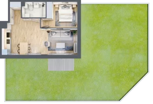 2 pokoje, mieszkanie 43,97 m², parter, oferta nr mieszkanie 9, Mikusińskiego 25, Katowice, Wełnowiec-Józefowiec, Wełnowiec, ul. Jana Mikusińskiego 25