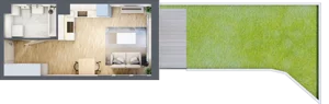 1 pokój, mieszkanie 25,24 m², piętro 1, oferta nr mieszkanie 123, Mikusińskiego 25, Katowice, Wełnowiec-Józefowiec, Wełnowiec, ul. Jana Mikusińskiego 25