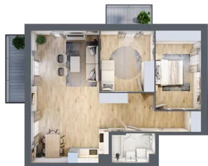 3 pokoje, mieszkanie 71,14 m², piętro 2, oferta nr mieszkanie 27, Mikusińskiego 25, Katowice, Wełnowiec-Józefowiec, Wełnowiec, ul. Jana Mikusińskiego 25