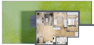 3 pokoje, mieszkanie 71,07 m², parter, oferta nr mieszkanie 3, Mikusińskiego 25, Katowice, Wełnowiec-Józefowiec, Wełnowiec, ul. Jana Mikusińskiego 25