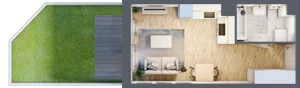1 pokój, mieszkanie 25,24 m², parter, oferta nr mieszkanie 115, Mikusińskiego 25, Katowice, Wełnowiec-Józefowiec, Wełnowiec, ul. Jana Mikusińskiego 25