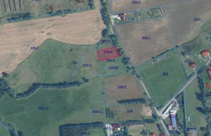 Działka 1 739,00 m², Czernin, Sprzedaż