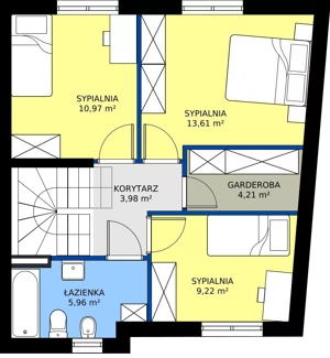 4 pokoje, mieszkanie 101,87 m², parter, oferta nr B1a, Malinowy Zakątek II, Kamieniec Wrocławski, ul. Malinowa 10,12