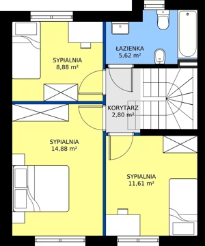 4 pokoje, mieszkanie 92,49 m², parter, oferta nr B3b, Malinowy Zakątek II, Kamieniec Wrocławski, ul. Malinowa 10,12