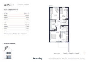 Dom 195,01 m², oferta nr C, Osiedle Mondo, Gdańsk, Jasień, ul. Zwierzyniecka