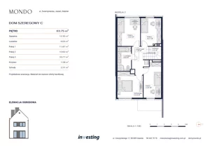 Dom 195,01 m², oferta nr C, Osiedle Mondo, Gdańsk, Jasień, ul. Zwierzyniecka