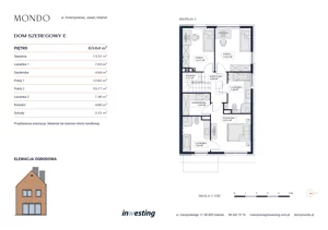 Dom 195,07 m², oferta nr E, Osiedle Mondo, Gdańsk, Jasień, ul. Zwierzyniecka