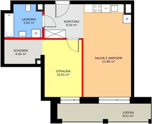 2 pokoje, mieszkanie 49,05 m², piętro 3, oferta nr 1/M058, Stalowa Form 43.45, Warszawa, Praga Północ, Nowa Praga, ul. Stalowa