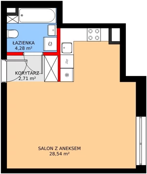 1 pokój, mieszkanie 35,53 m², piętro 3, oferta nr 1/M059, Stalowa Form 43.45, Warszawa, Praga Północ, Nowa Praga, ul. Stalowa