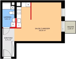 1 pokój, mieszkanie 39,22 m², piętro 1, oferta nr 1/M041, Stalowa Form 43.45, Warszawa, Praga Północ, Nowa Praga, ul. Stalowa