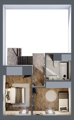5 pokoi, mieszkanie 91,30 m², piętro 1, oferta nr 2A, Małe Wilczyce, Wilczyce, ul. Zgodna / Życzliwa