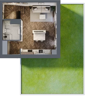 5 pokoi, mieszkanie 92,00 m², parter, oferta nr 22, Małe Wilczyce, Wilczyce, ul. Zgodna / Życzliwa