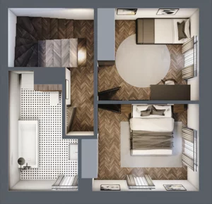 5 pokoi, mieszkanie 92,00 m², parter, oferta nr 22, Małe Wilczyce, Wilczyce, ul. Zgodna / Życzliwa