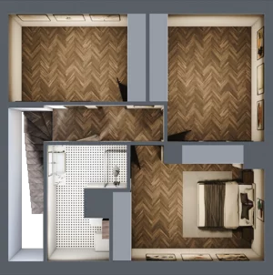3 pokoje, mieszkanie 61,20 m², piętro 1, oferta nr 7A, Małe Wilczyce, Wilczyce, ul. Zgodna / Życzliwa