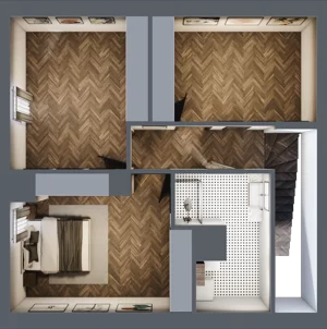 3 pokoje, mieszkanie 61,20 m², piętro 1, oferta nr 6A, Małe Wilczyce, Wilczyce, ul. Zgodna / Życzliwa