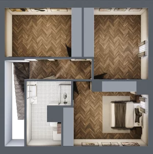 3 pokoje, mieszkanie 61,20 m², piętro 1, oferta nr 13A, Małe Wilczyce, Wilczyce, ul. Zgodna / Życzliwa