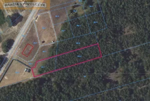Działka 1 612,00 m², Łacha, Sprzedaż