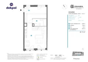 1 pokój, lokal inwestycyjny 81,11 m², piętro 6, oferta nr 5.6.232.M, Granaria, Gdańsk, Śródmieście, ul. Chmielna