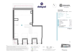 1 pokój, lokal inwestycyjny 77,92 m², piętro 6, oferta nr 5.6.234.M, Granaria, Gdańsk, Śródmieście, ul. Chmielna