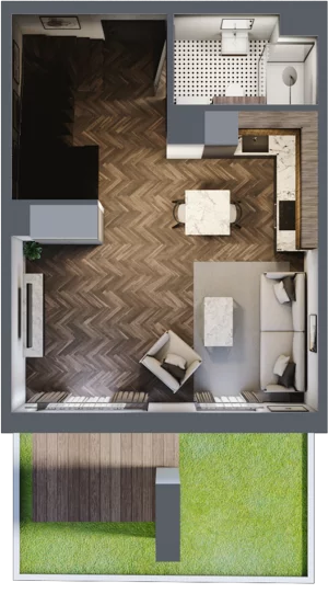 2 pokoje, lokal inwestycyjny 60,70 m², parter, oferta nr 6.12, Pino Resort, Gdańsk, Wyspa Sobieszewska, Sobieszewo, ul. Turystyczna 90