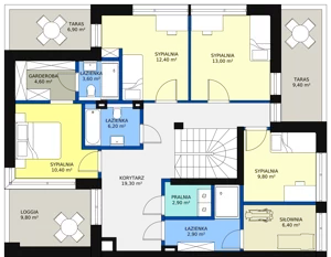 Dom 341,68 m², oferta nr 22.C, Gaia Park, Konstancin-Jeziorna, Konstancin, Konstancin, ul. Torowa 1