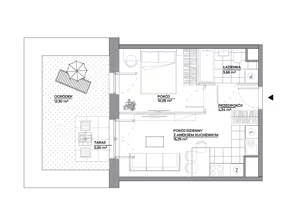 2 pokoje, mieszkanie 33,36 m², piętro 1, oferta nr B1/30, Architektów, Wrocław, Al. Architektów 22-30