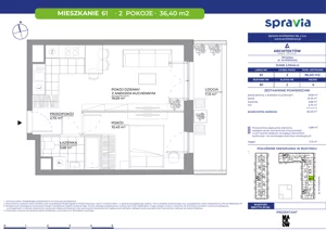 2 pokoje, mieszkanie 36,40 m², piętro 4, oferta nr B1/61, Architektów, Wrocław, Al. Architektów 22-30