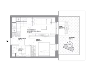 2 pokoje, mieszkanie 32,45 m², parter, oferta nr A/116, Architektów, Wrocław, Al. Architektów 22-30