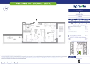 2 pokoje, mieszkanie 51,01 m², piętro 1, oferta nr B2/173, Architektów, Wrocław, Al. Architektów 22-30
