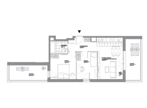 2 pokoje, mieszkanie 52,23 m², piętro 2, oferta nr B2/176, Architektów, Wrocław, Al. Architektów 22-30