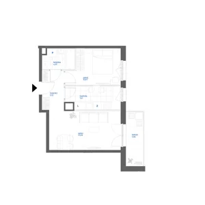 2 pokoje, mieszkanie 44,92 m², piętro 1, oferta nr 28/11, Leśny Marcelin, Poznań, Grunwald, Junikowo, ul. Jeleniogórska