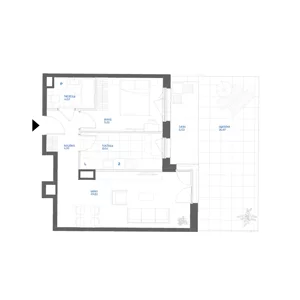 2 pokoje, mieszkanie 49,42 m², parter, oferta nr 28/70, Leśny Marcelin, Poznań, Grunwald, Junikowo, ul. Jeleniogórska