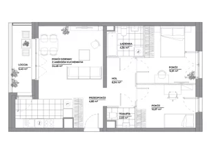 3 pokoje, mieszkanie 65,22 m², piętro 2, oferta nr B1/33, Architektów, Wrocław, Al. Architektów 22-30