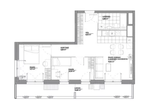 3 pokoje, mieszkanie 57,54 m², piętro 2, oferta nr B1/5, Architektów, Wrocław, Al. Architektów 22-30