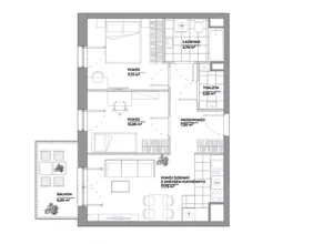 3 pokoje, mieszkanie 53,04 m², piętro 4, oferta nr B1/64, Architektów, Wrocław, Al. Architektów 22-30