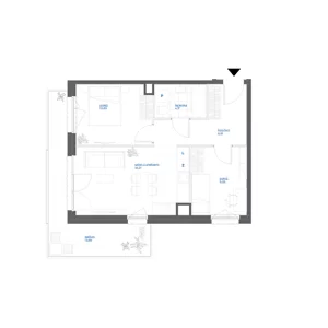 3 pokoje, mieszkanie 51,07 m², piętro 1, oferta nr 28/13, Leśny Marcelin, Poznań, Grunwald, Junikowo, ul. Jeleniogórska