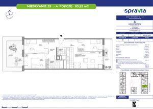 4 pokoje, mieszkanie 80,92 m², piętro 1, oferta nr B1/29, Architektów, Wrocław, Al. Architektów 22-30