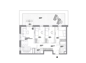 4 pokoje, mieszkanie 74,37 m², parter, oferta nr A/121, Architektów, Wrocław, Al. Architektów 22-30