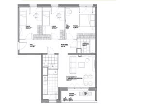 4 pokoje, mieszkanie 83,12 m², piętro 1, oferta nr B1/99, Architektów, Wrocław, Al. Architektów 22-30