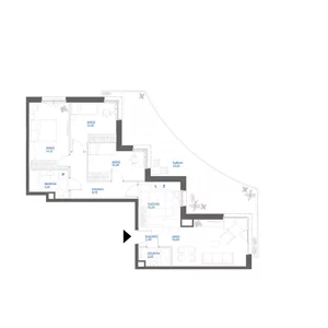 4 pokoje, mieszkanie 83,42 m², piętro 4, oferta nr 28/97, Leśny Marcelin, Poznań, Grunwald, Junikowo, ul. Jeleniogórska
