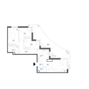 4 pokoje, mieszkanie 83,02 m², piętro 1, oferta nr 28/76, Leśny Marcelin, Poznań, Grunwald, Junikowo, ul. Jeleniogórska