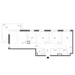 4 pokoje, mieszkanie 84,27 m², piętro 2, oferta nr 28/17, Leśny Marcelin, Poznań, Grunwald, Junikowo, ul. Jeleniogórska