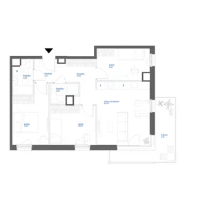 4 pokoje, mieszkanie 69,78 m², piętro 5, oferta nr 28/49, Leśny Marcelin, Poznań, Grunwald, Junikowo, ul. Jeleniogórska